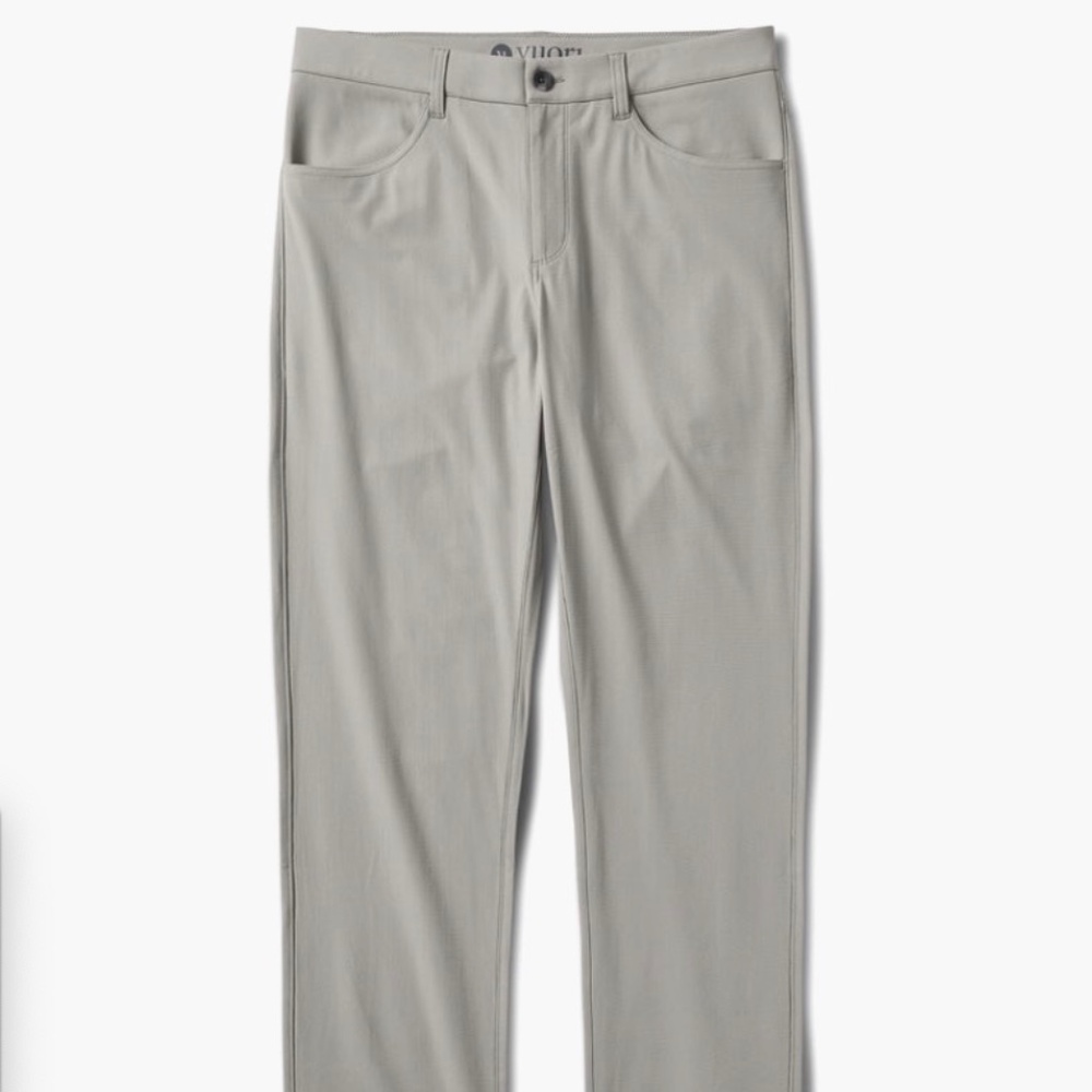 Vuori Men's Meta Pant in Driftwood, Size 34/32
